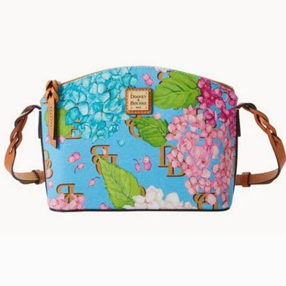 Dooney and Bourke  Hydrangea Monogram Penny Crossbody *NWT*